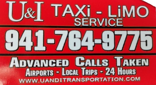 U&I Transportation Service Business Card Red